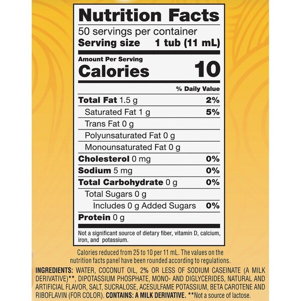 Coffee Mate Coffee Creamer, Sugar-Free, Hazelnut, 0.375 fl oz, White PK - NES98468