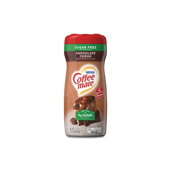 Nestle Coffeemate, SUGAR FREE CHOCOLATE CREME POWDERED CREAMER, 10.2 OZ - 59573