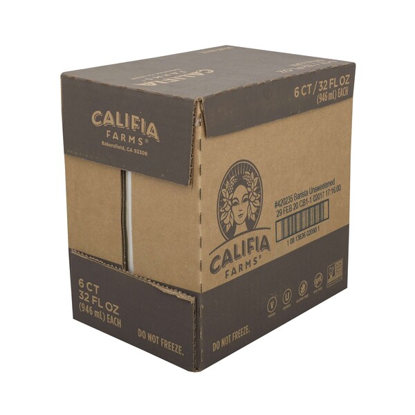 Califia Farms Califia Farms Barista Blend Unsweetened 32 oz., PK6 - 420235