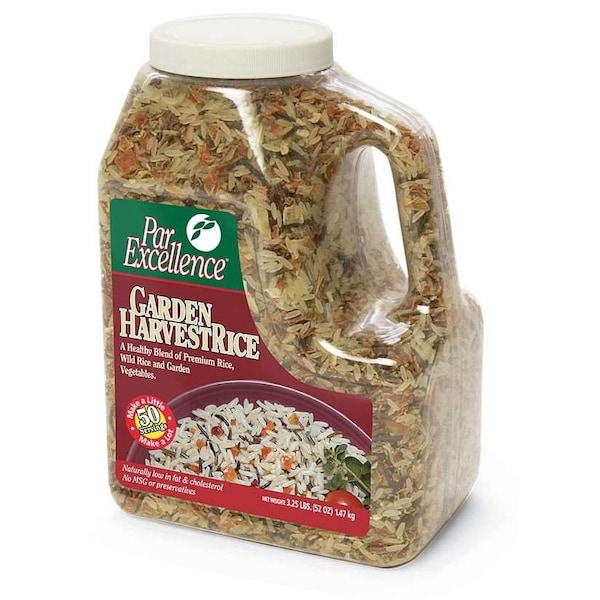 Producers Rice Mill Par Excellence Garden Harvest Seasoned Rice Mix 3.25lbs, PK6 - P1GH048C1