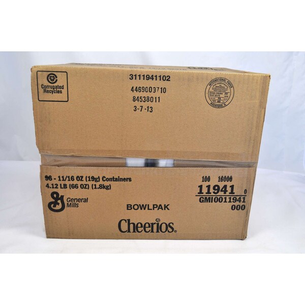 Cheerios Cheerios .68 oz. Bowl, PK96 - 16000-11941