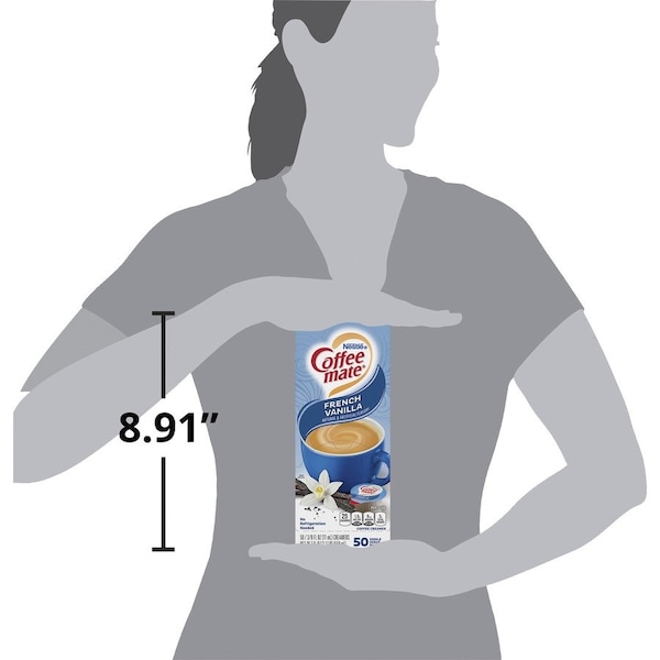 Coffee Mate Liquid Coffee Creamer, French Vanilla, 0.38 oz Mini Cups, PK200 - 35170