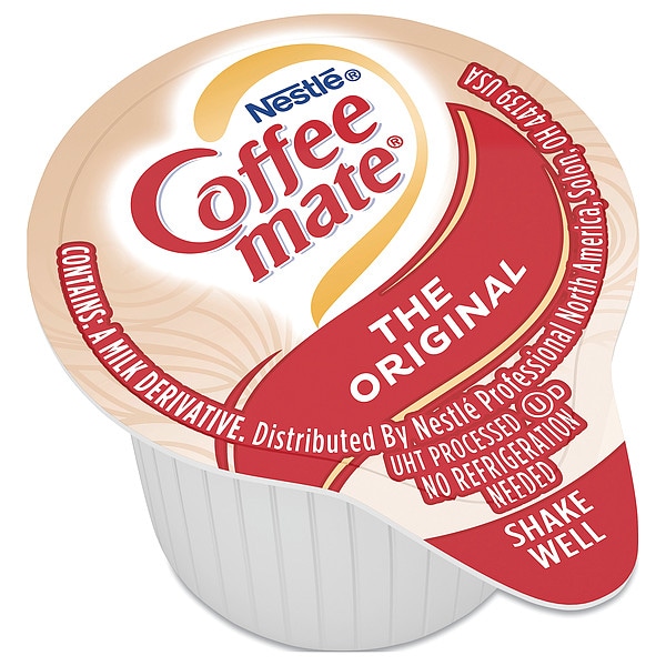 Coffee Mate Liquid Coffee Creamer, Original, 0.38 oz Mini Cups, PK200 - 35110