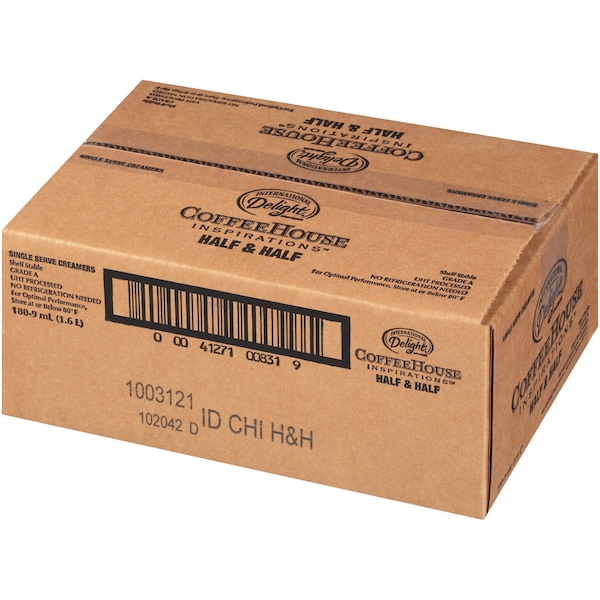 International Delight Creamer, Half and Half, PK180 - 102042