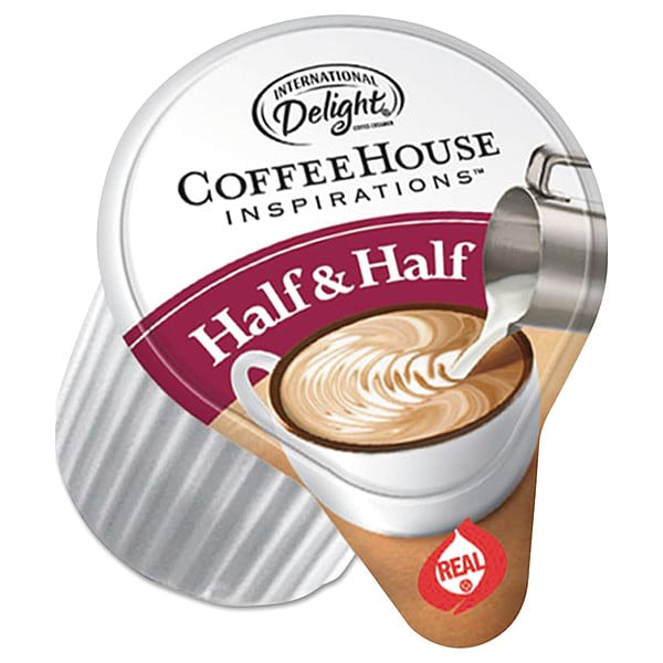 International Delight Coffee House Inspirations Half and Half, 0.38 oz Mini Cups, PK180 - UPC102042