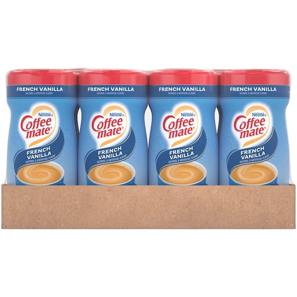 Coffee Mate Coffee-Mate French Vanilla Powder Creamer 15 oz. Canister, PK12 - 00050000357758