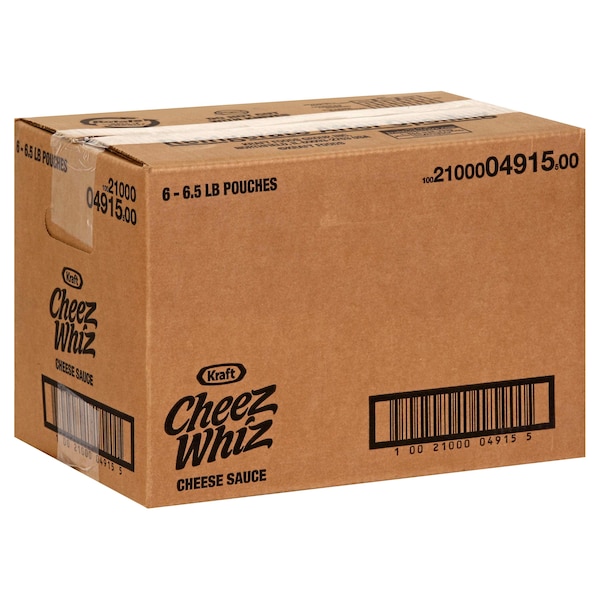 Cheez Whiz Cheez Whiz Original Cheeze Sauce 6.5lbs, PK6 - 10021000049155