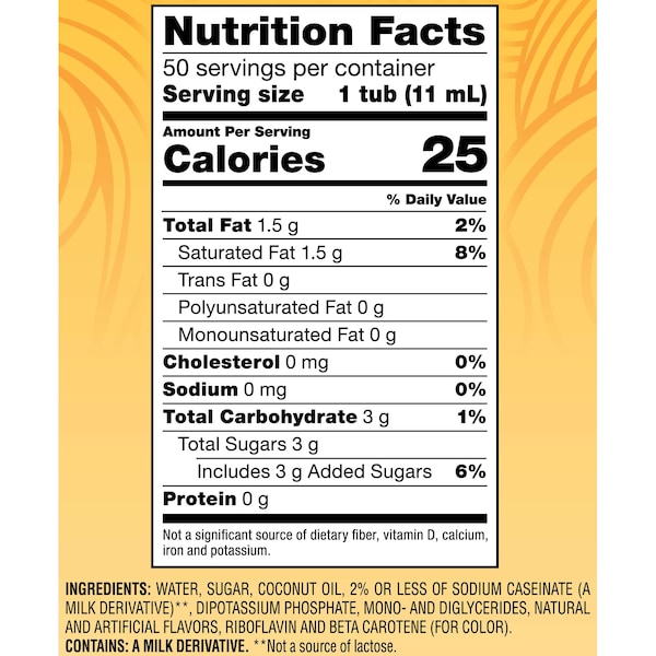 Coffee Mate Coffee-Mate Hazelnut Single Serve Liquid Creamer .375 oz. Cup, PK200 - 10050000351807