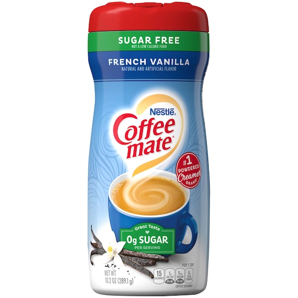 Coffee Mate Sugar Free French Vanilla Powder Creamer 10.2 oz., PK6 - 00050000387717
