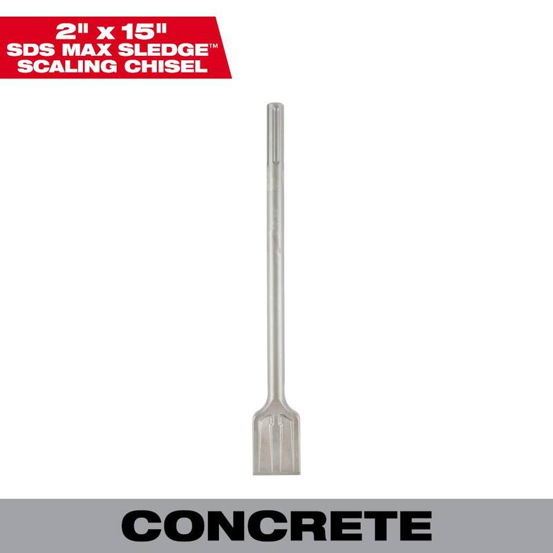Martillo de escariador SDS-MAX de 2 pulgadas x 15 pulgadas de Milwaukee - 48-62-4084