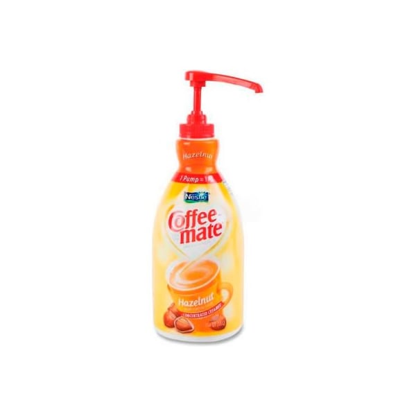 Nestle Coffee mate Non-Dairy Liquid Pump Bottle, Hazelnut, 50.7 oz. - NES31831