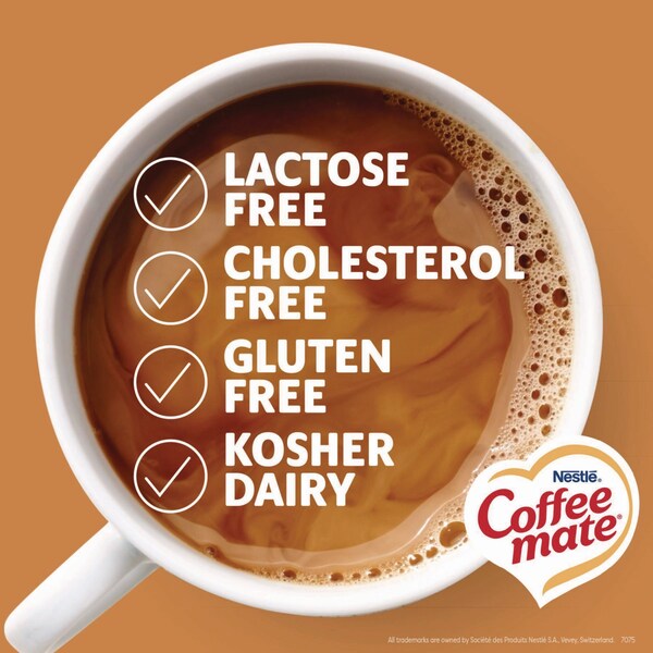 Coffee Mate Original Lite Powdered Creamer, 11 oz Canister - 005000074185