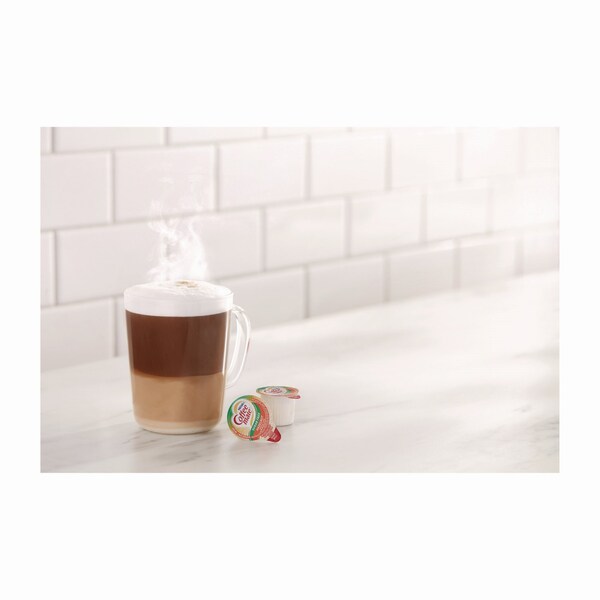 Coffee Mate Liquid Coffee Creamer, Sugar-Free Hazelnut, 0.38 oz Mini Cups, PK50 - 98468BX
