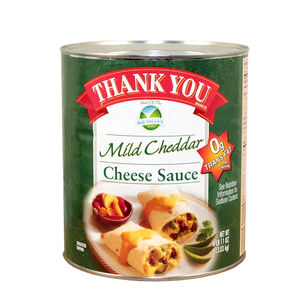 Thank You Thank You 7lbs No Trans Fat Mild Cheddar Cheese Sauce, PK6 - 79871260864