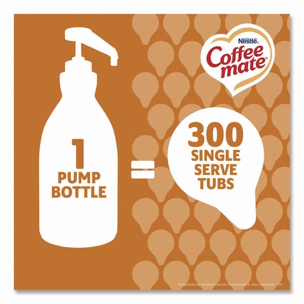 Coffee Mate Liquid Creamer Pump Bottle, Salted Caramel Chocolate, 1.5 Liter - 79976