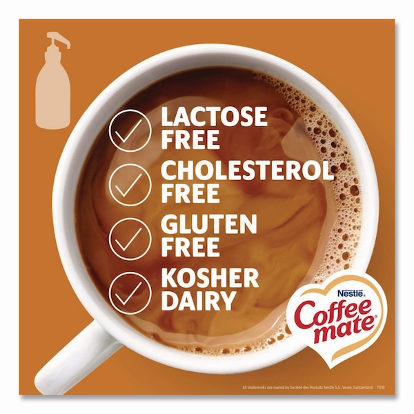 Coffee Mate Liquid Creamer Pump Bottle, Salted Caramel Chocolate, 1.5 Liter - 79976