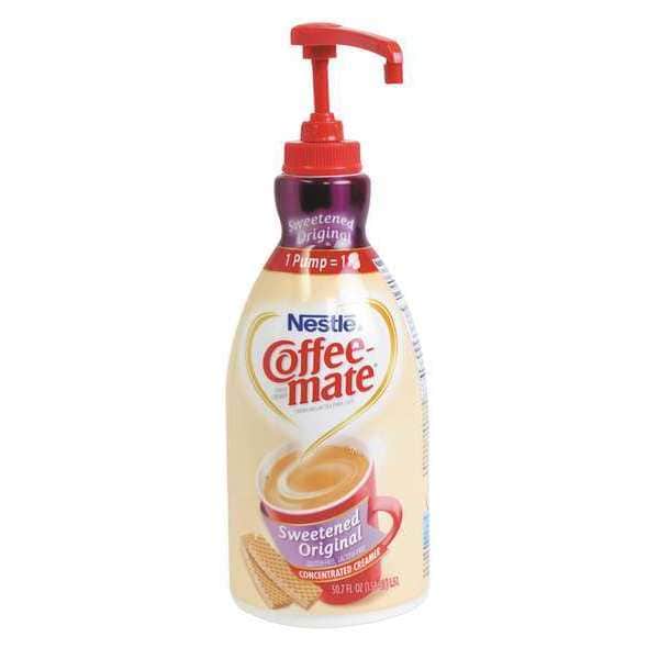 Coffee Mate Liquid Coffee Creamer, Sweetened Original, 1.5 L Pump Bottle - 00050000137992