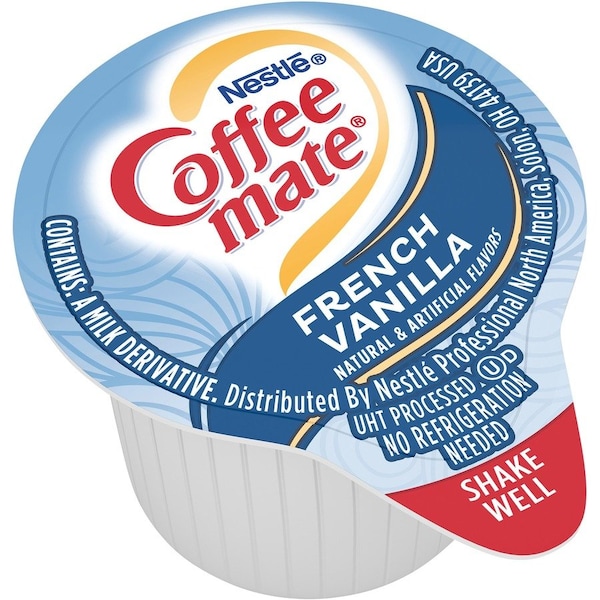 Coffee Mate Liquid Creamer, French Vanilla, Mini, PK180 - 005000035070