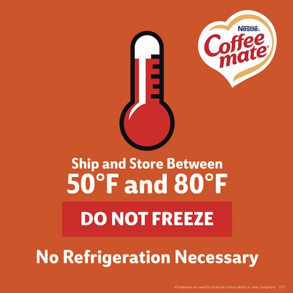 Coffee Mate Hazelnut Creamer Powder, 15 oz Canister - 00050000494002