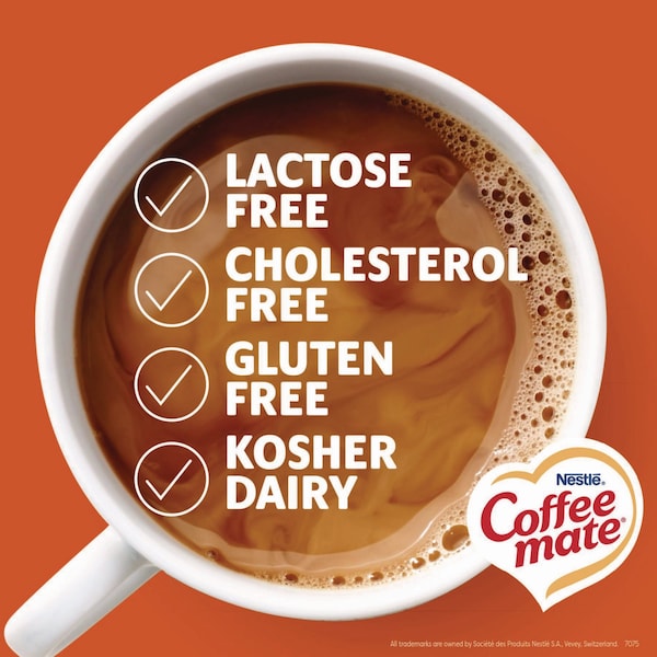 Coffee Mate Hazelnut Creamer Powder, 15 oz Canister - 00050000494002