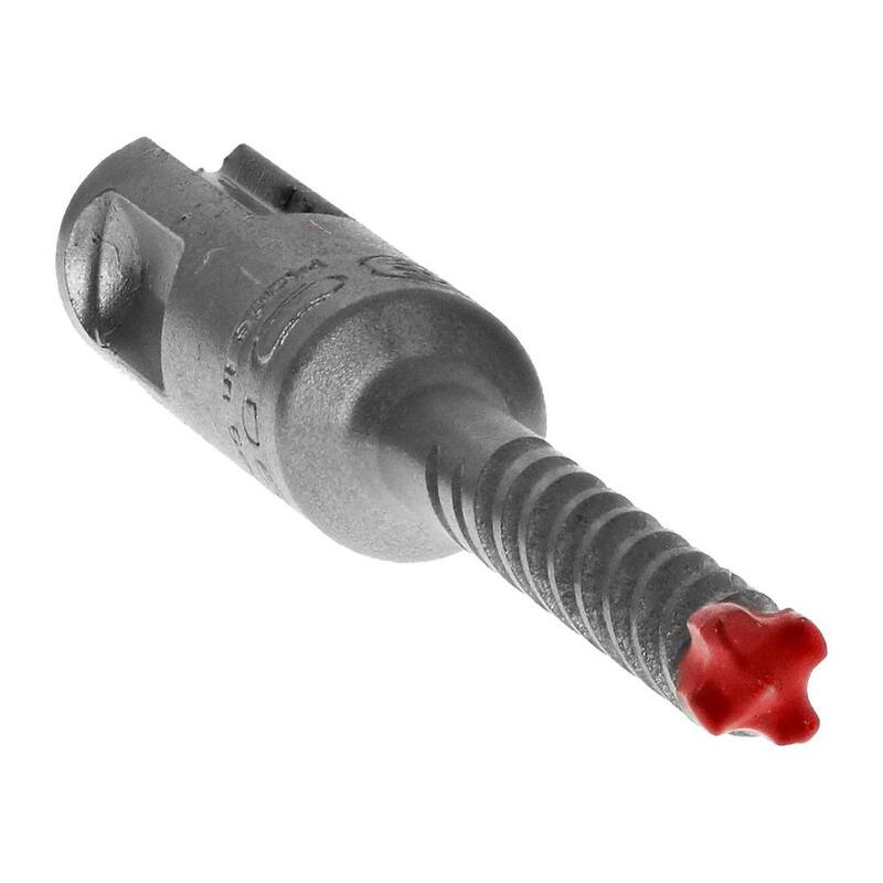 DIABLO 1/4 in. x 6 in. x 8 in. Rebar Demon Carbide SDS-Plus 4-Cutter Full Head Hammer Drill Bits - DMAPL4080-P25