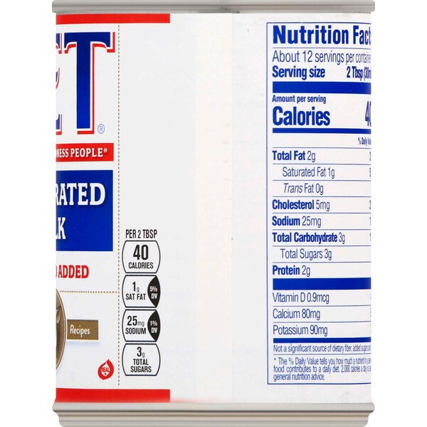 Pet Milk Evaporated Milk 12 fl. oz., PK24 - 5150001124