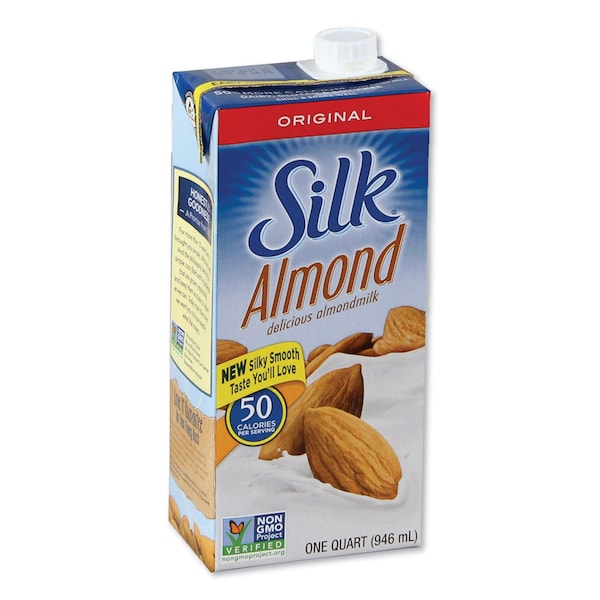 Silk Almond Milk, Original, 32 oz Aseptic Box - 443870