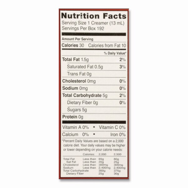 International Delight Flavored Liquid Non-Dairy Coffee Creamer, Hazelnut, 0.44 oz Mini Cups, 192PK - WWI101522