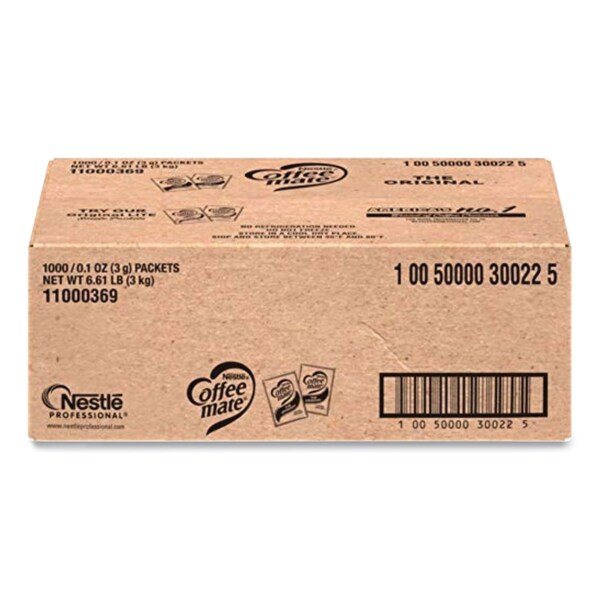 Coffee Mate Powdered Creamer Packets, Original, 0.1 oz Packet, 1000PK - 11000369