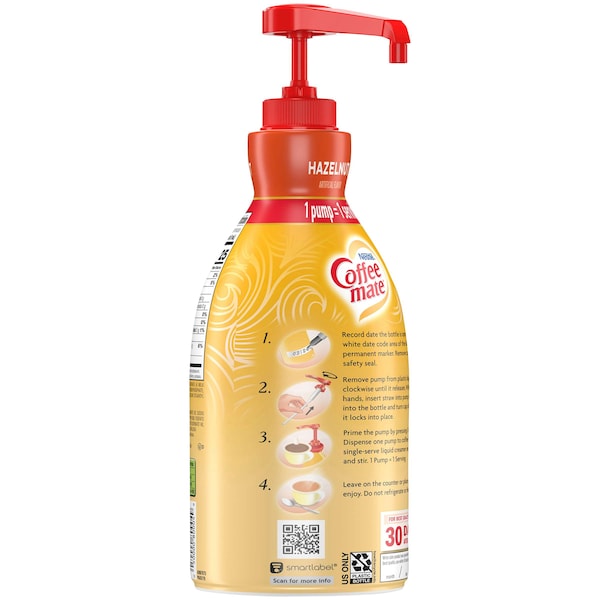 Coffee Mate Coffee-Mate Hazelnut Pump Concentrate Liquid Creamer 50.7 oz., PK2 - 00050000318315