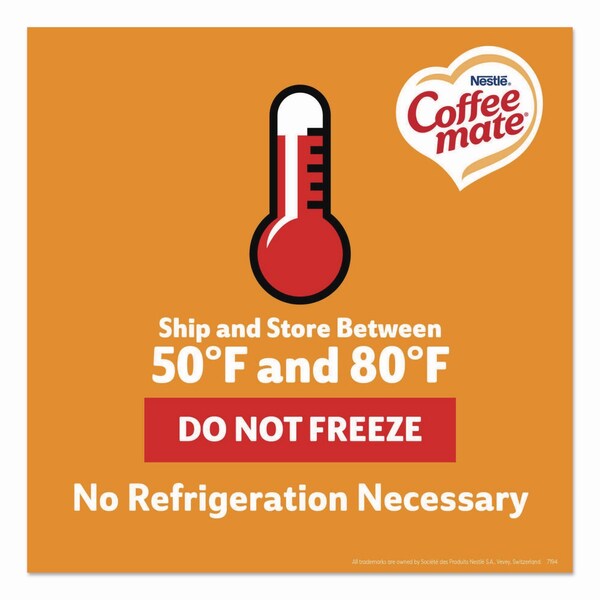 Coffee Mate Liquid Coffee Creamer, Pumpkin Spice, 0.38 oz Mini Cups, 200PK - 12270602