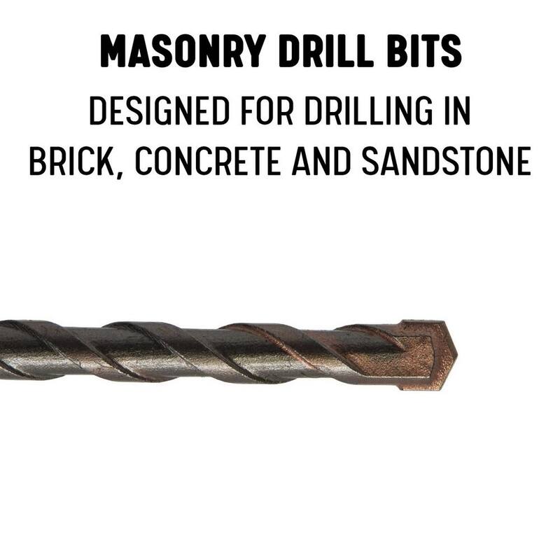Broca de martillo de albañilería con punta de carburo SDS-Plus de 5/8 pulgadas x 18 pulgadas - SDS5818