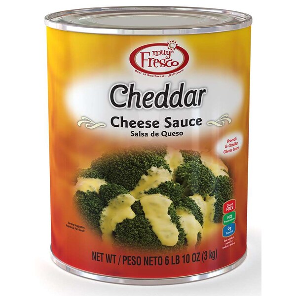 Muy Fresco Muy Fresco Trans Fat Free Cheddar Cheese Sauce 6.63lbs, PK6 - 31809