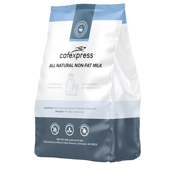 Cafexpress Non-Fat Real Milk, 22Oz Bags, PK8 PK - 014250