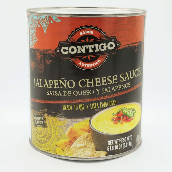 Afp Contigo Jalapeno Cheese Sauce EQ No 10 Can, PK6 - 34524