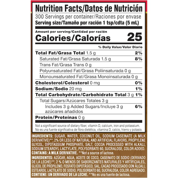 Nestle Salted Caramel Chocolate Pump Concentrate Liquid Creamer 50.7 oz., PK2 - 00050000799763U