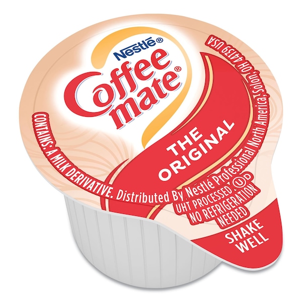 Nestle Coffee mate Non-Dairy Liquid Creamer Singles, Original, 0.375 oz., 50/Box - NES35110BX