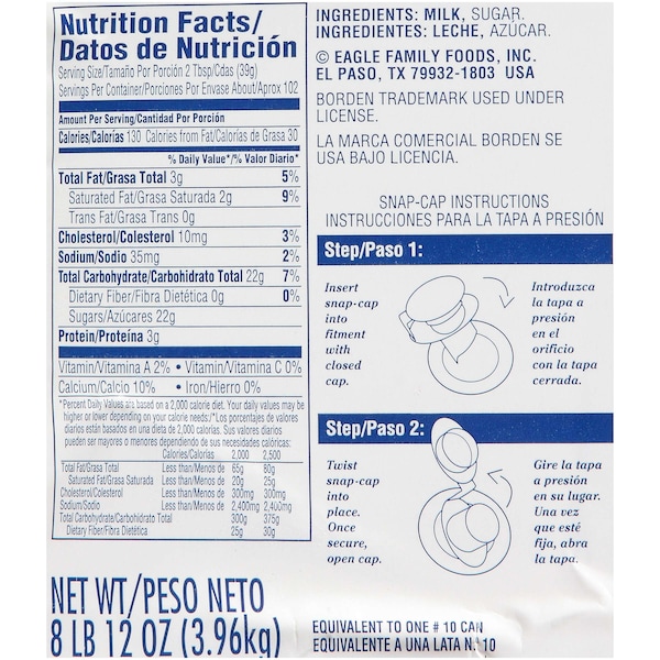 Magnolia Magnolia Sweeted Condensed Milk 140 oz., PK3 - 5272910601