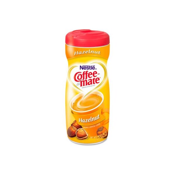Coffee Mate Coffee mate Non-Dairy Powdered Creamer, Hazelnut, 15 oz.,  - NES12345