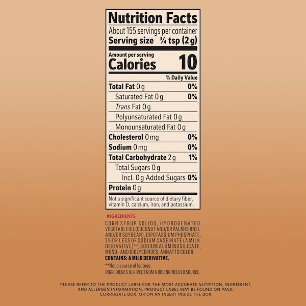 Coffee Mate Powdered Original Lite Creamer, 11 oz Canister, PK12 - 74185CT