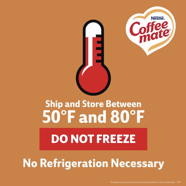 Coffee Mate Powdered Original Lite Creamer, 11 oz Canister, PK12 - 74185CT