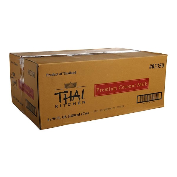 Thai Kitchen Thai Kitchen Unsweetened Coconut Milk 6lbs Can, PK6 - FS03350