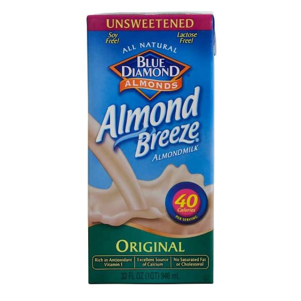 Almond Breeze Almond Breeze Unsweetened Almond Milk Substitute 32 oz. Carton, PK12 - 5413