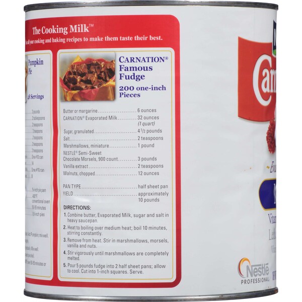 Carnation Nestle Carnation Vitamin D Added Evaporated Milk No 10 Can, PK6 - 10050000010711