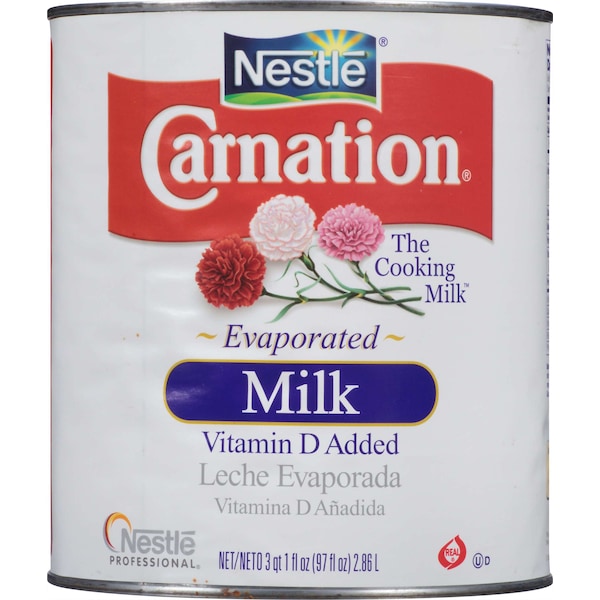 Carnation Nestle Carnation Vitamin D Added Evaporated Milk No 10 Can, PK6 - 10050000010711