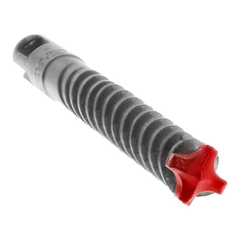 DIABLO 3/8 in. x 4 in. x 6 in. Barra de refuerzo Demon SDS-Plus 4-Cutter con cabeza de carburo completo para brocas de martillo - DMAPL4140-P25