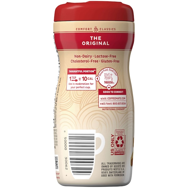 Coffee Mate Coffee-Mate The Original Powder Creamer 6 oz. Canister, PK12 - 00050000300600