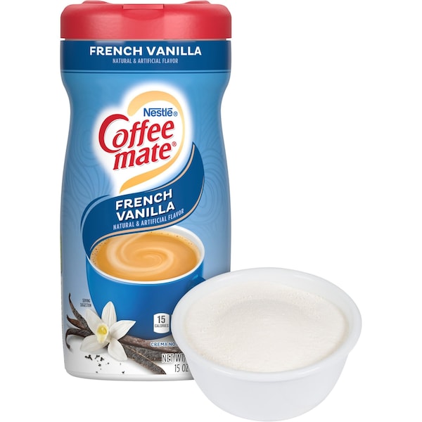Coffee Mate Creamer, French Vanilla Canister, PK12 - 35775CT