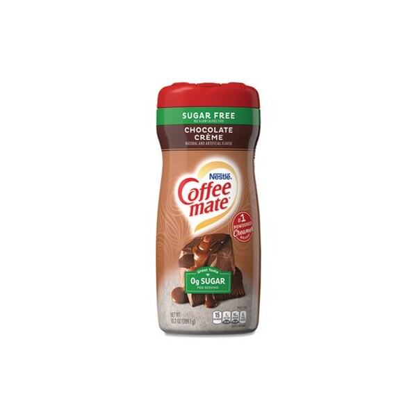 Nestle Coffeemate, SUGAR FREE CHOCOLATE CREME POWDERED CREAMER, 10.2 OZ, 6PK - 59573CT