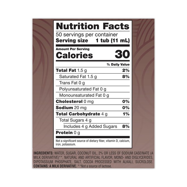 Coffee Mate Liquid Coffee Creamer, Salted Caramel Chocolate, 0.38 oz Mini Cups, 200PK - NESSTCRMCRMRCT
